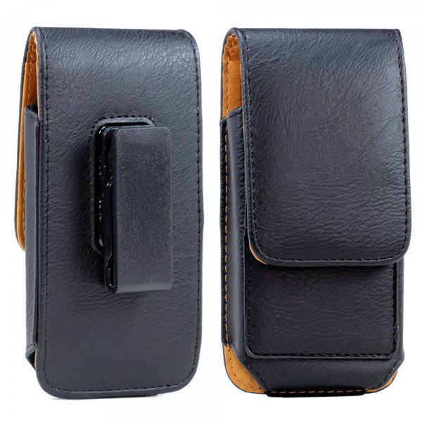 Wholesale Vertical Credit Card 360 Belt Clip Pouch Large 21 (Black)